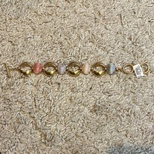 Brighton Gold and Pastel Beaded Bracelet